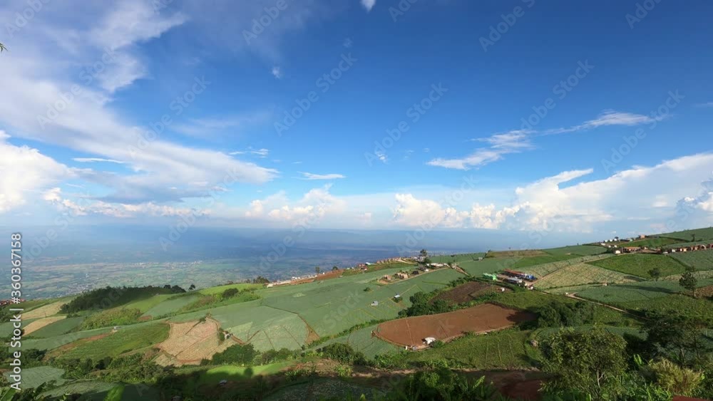 Time lapse The mist with beautiful natural mountains at Phu Thap Boek Time lapse The mist with beautiful natural mountains at Phu Thap Boek