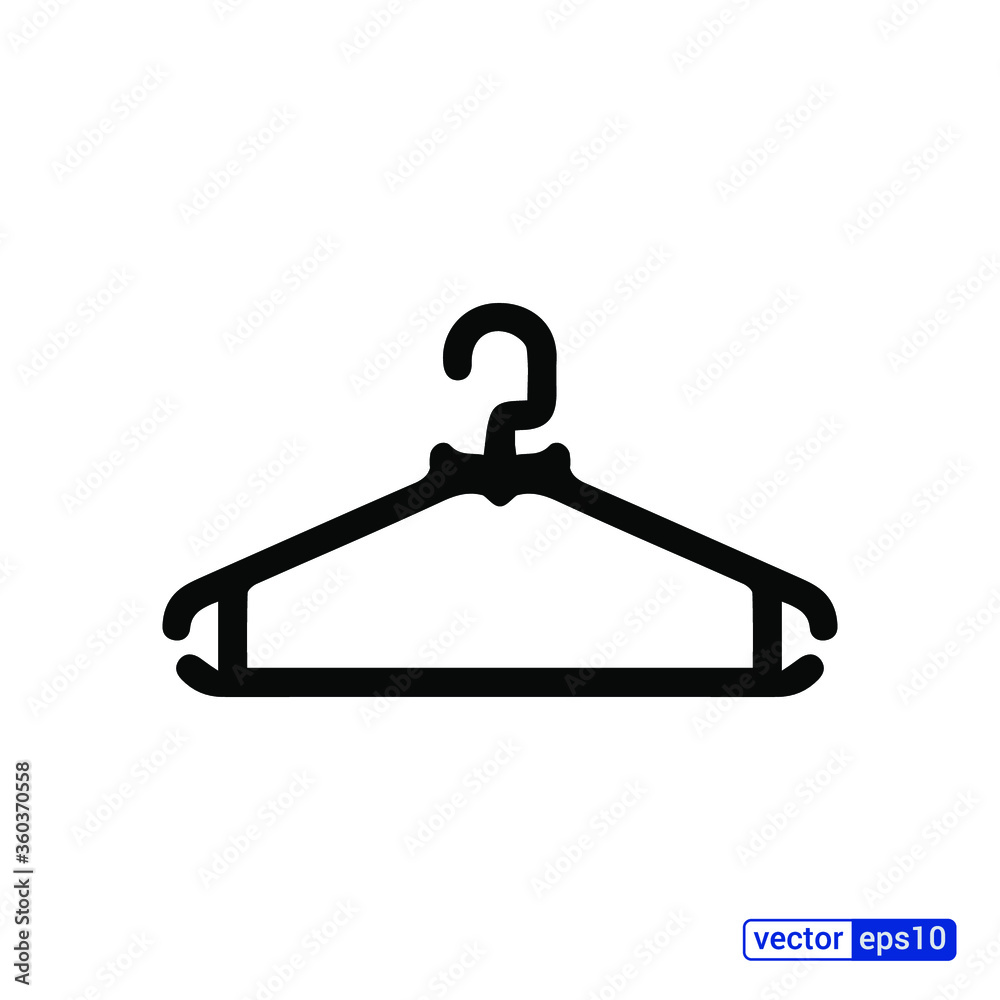 Vector hanger icon. Vector illustration. Eps 10 Vector hanger icon. Vector illustration. Eps 10