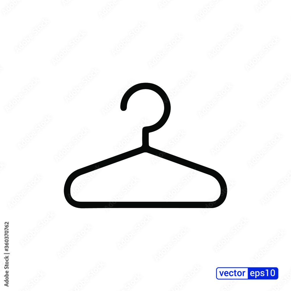 Vector hanger icon. Vector illustration. Eps 10 Vector hanger icon. Vector illustration. Eps 10