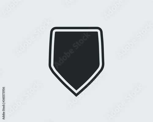 Shield icon vector. Safe and protect logo. Free Download Shield icon vector. Safe and protect logo. - GFXLoad
