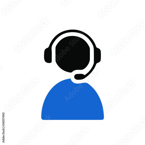 Telemarketers icon. Logo element illustration. telemarketers symbol design. colored collection. telemarketers concept. Can be used in web and mobile