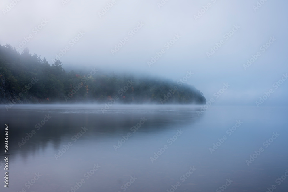 Foggy morning in Canadian nature Foggy morning in Canadian nature