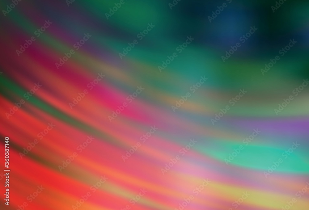 Light Green, Red vector abstract bright texture.