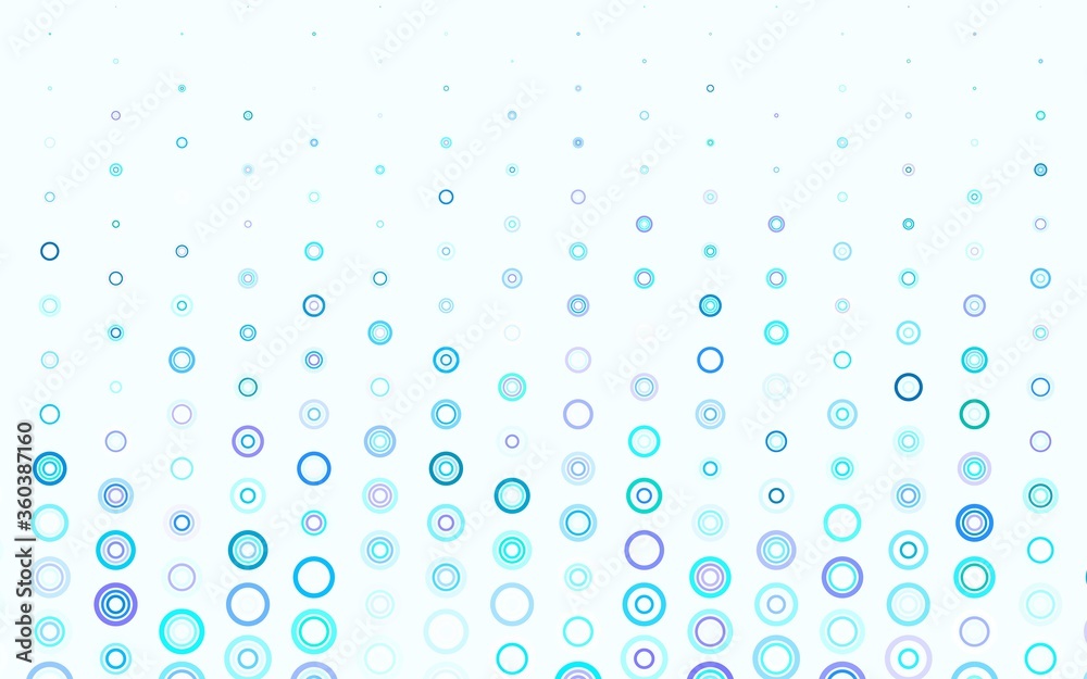 Light Blue, Green vector background with bubbles. Light Blue, Green vector background with bubbles.