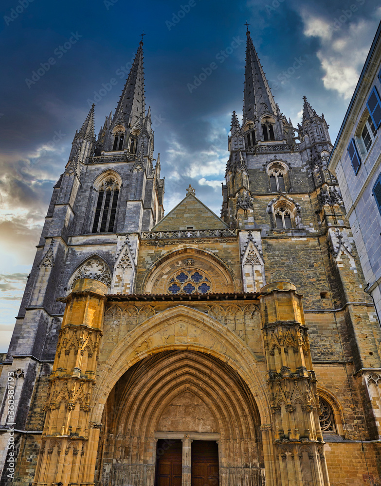 Bayonne. historical city in the south of France near of Spain