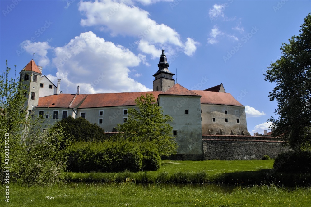 Czech castle in fine weather