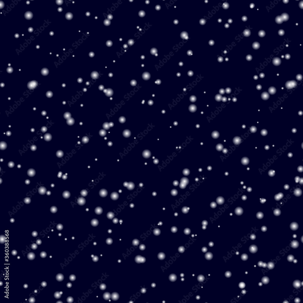 Snowfall on blue background. Snowfall on blue background.