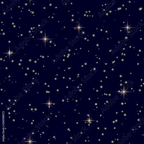 sky background with glitter particles