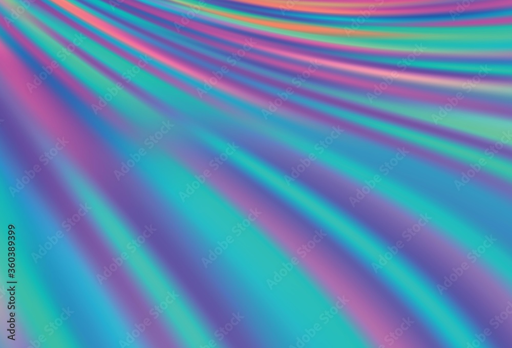 Obraz premium Light Green vector colorful abstract texture.