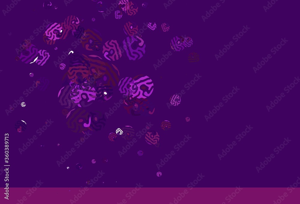 Light Purple vector texture with abstract forms. Light Purple vector texture with abstract forms.