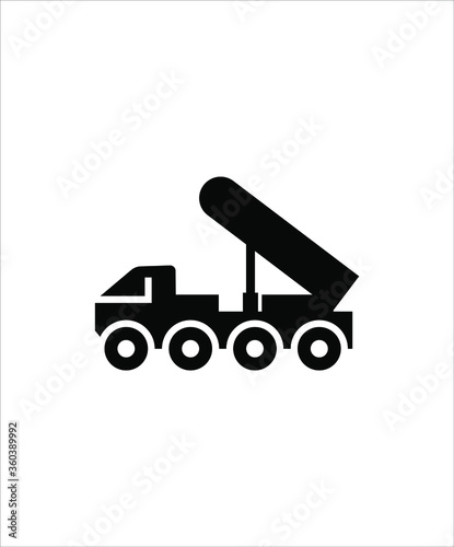missile launcher icon,vector best flat icon.