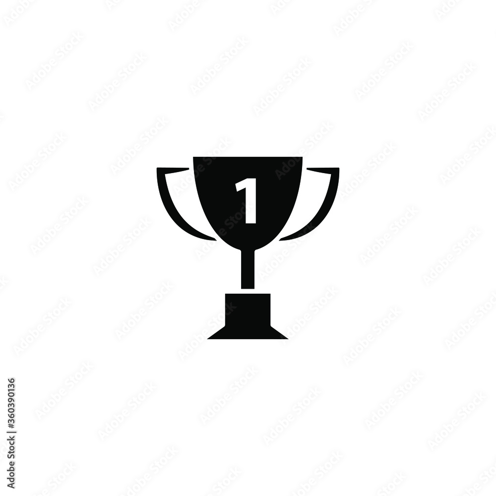 Trophy cup icon template Trophy cup icon template