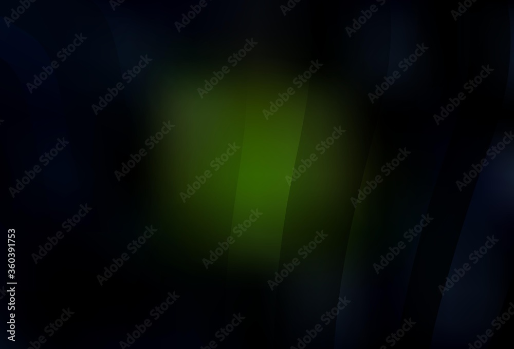 Dark Green vector abstract bright pattern.