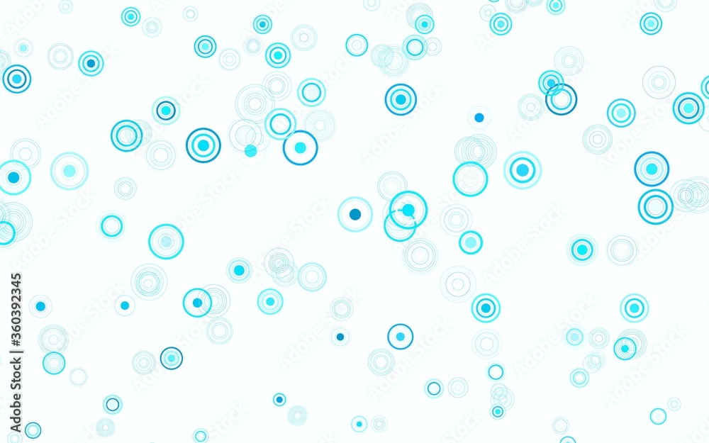 Light Yellow vector template with circles.