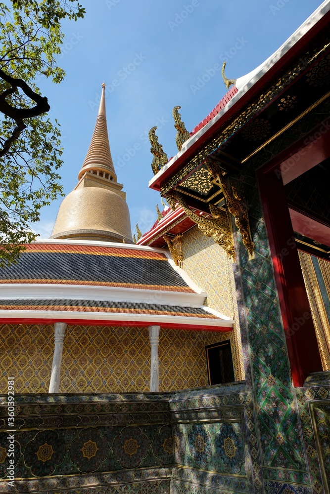 Ratchabophit Sathit Maha Simaram Ratcha Wora Maha Wihan Temple Stock