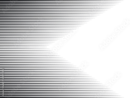 Speed Lines in arrow Form . Vector Illustration 