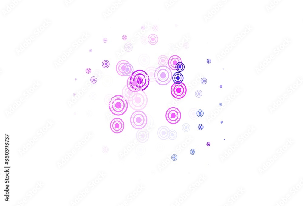 Light Pink, Blue vector layout with circle shapes. Light Pink, Blue vector layout with circle shapes.