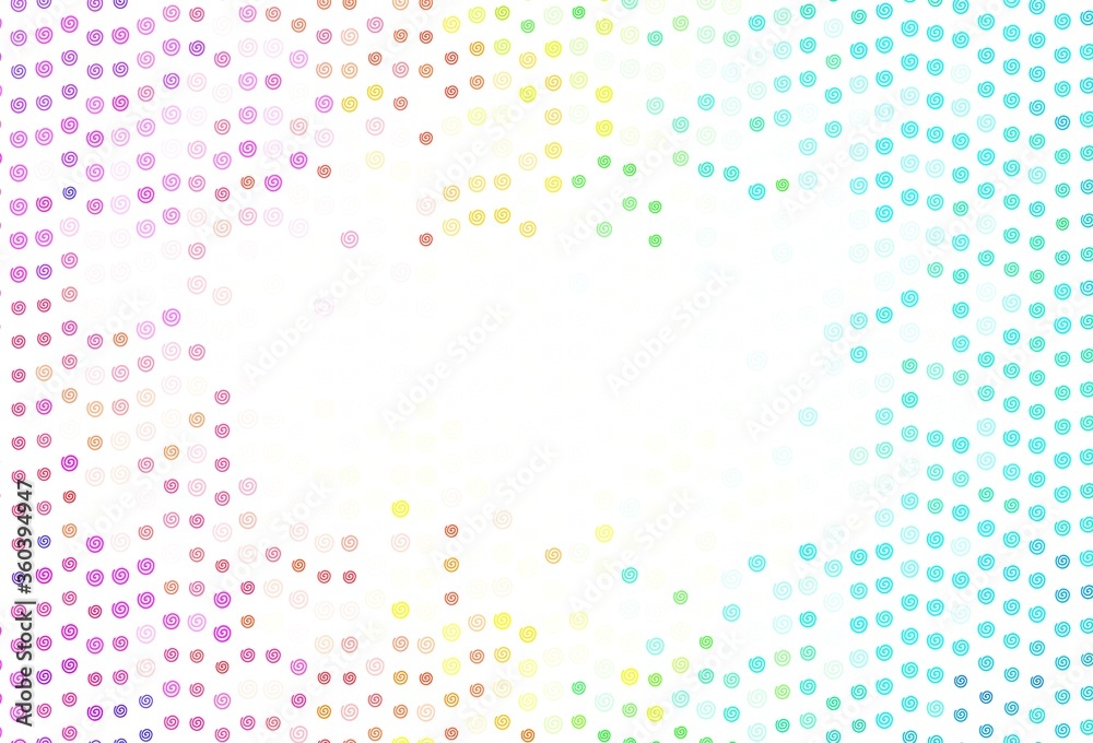 Light Green, Red vector background with lines.