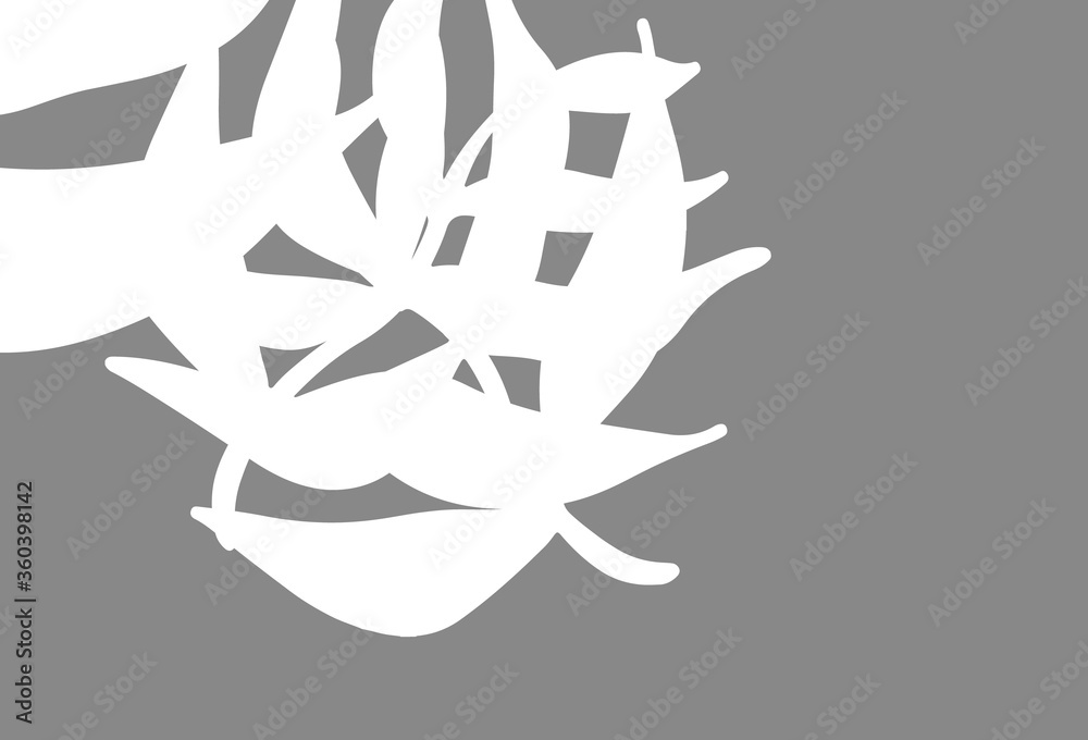 Light Yellow vector doodle backdrop with leaves. Light Yellow vector doodle backdrop with leaves.