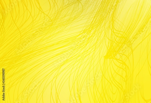 Light Yellow vector colorful abstract background.