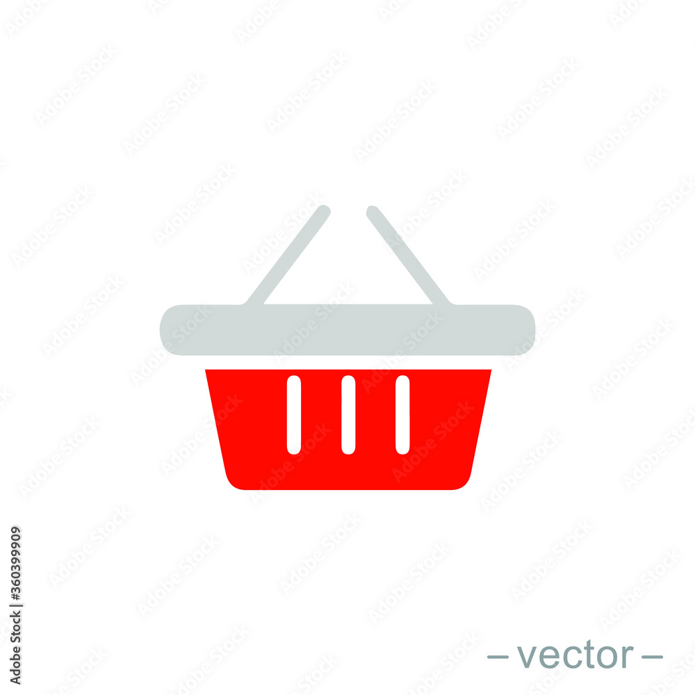 Shopping basket icon. Vector illustration. EPS 10. Shopping basket icon. Vector illustration. EPS 10.