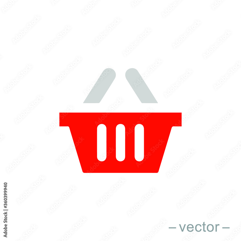 Shopping basket icon. Vector illustration. EPS 10. Shopping basket icon. Vector illustration. EPS 10.
