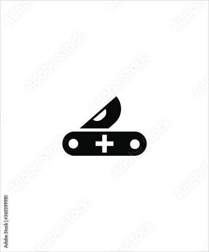 Swiss army knife icon,vector best flat icon.