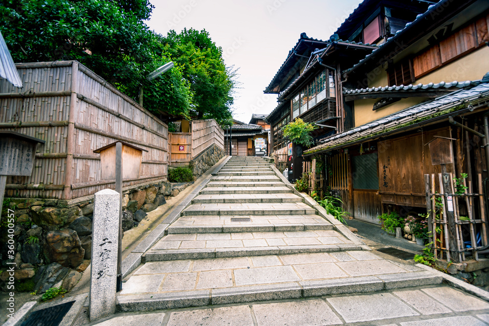 Two years slope of Kyoto Japan morning. Two years slope of Kyoto Japan morning.