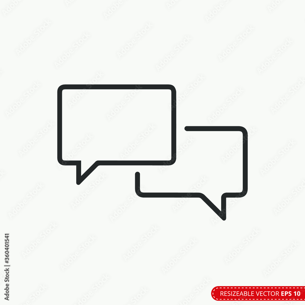 Talk bubble speech icon. Blank empty bubbles vector design elements. Chat on line symbol template. Dialogue balloon sticker silhouette. EPS 10 Talk bubble speech icon. Blank empty bubbles vector design elements. Chat on line symbol template. Dialogue balloon sticker silhouette. EPS 10