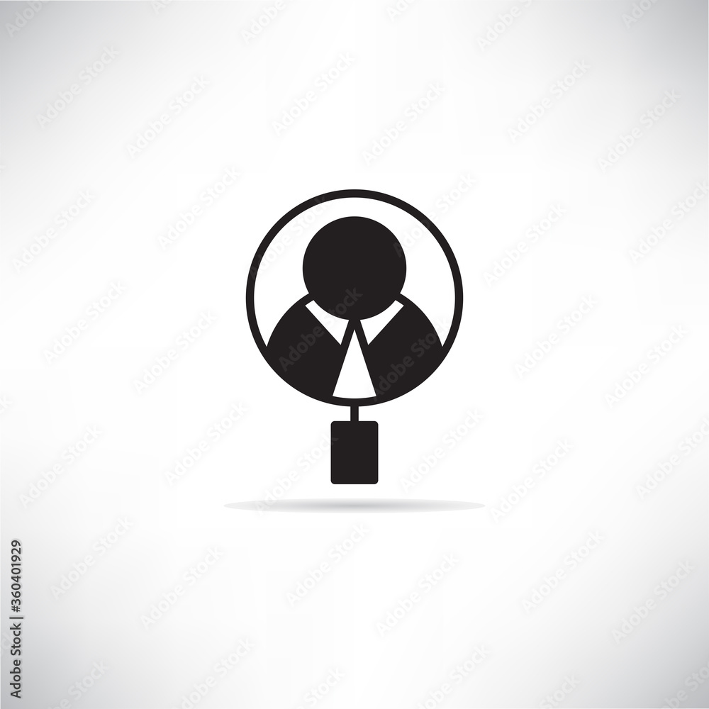 human resource icon vector illustration