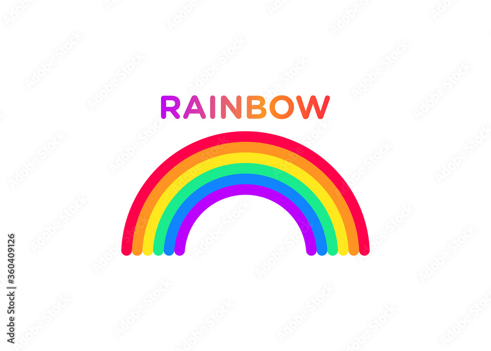 Rainbow thin line icon, LGBT symbol. Modern vector illustration. Pride. Rainbow thin line icon, LGBT symbol. Modern vector illustration. Pride.
