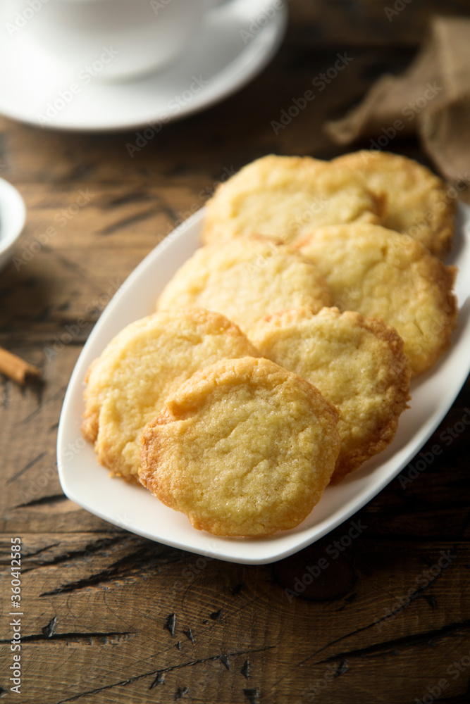 Homemade spicy sugar cookies