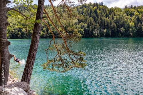Fototapeta Naklejka Na Ścianę i Meble -  Alatsee bei Füssen im Ostallgäu