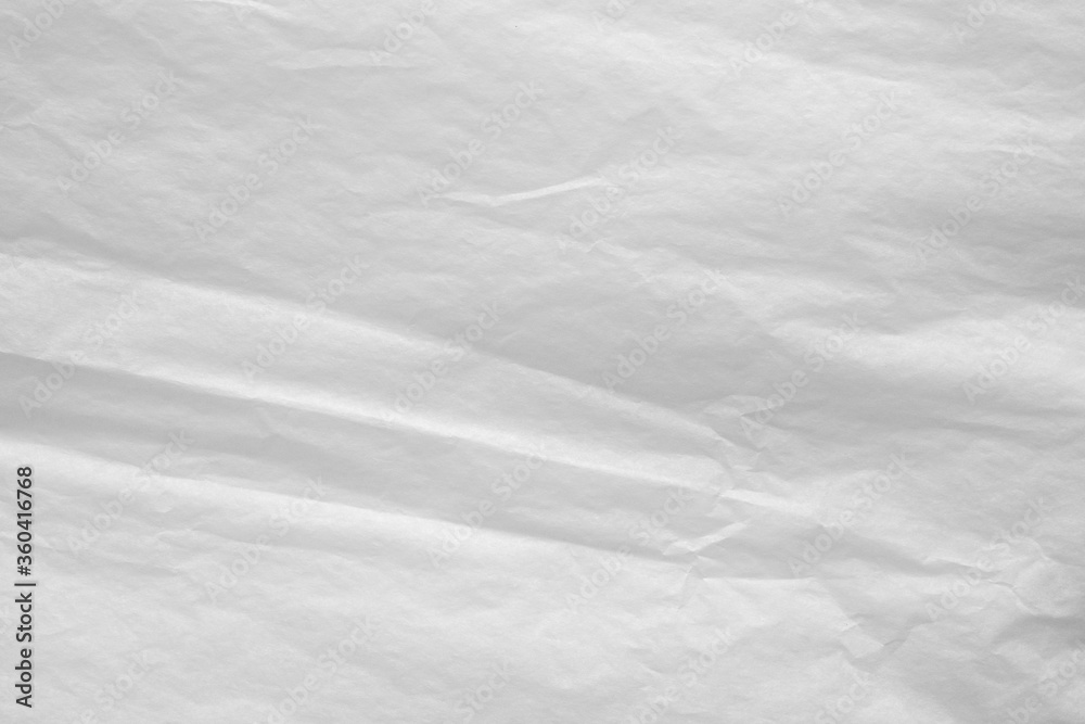 Obraz premium White crumpled paper abstract background texture