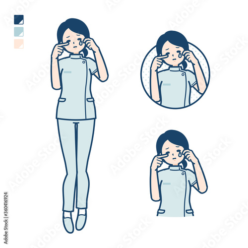 simple nurse woman_cry
