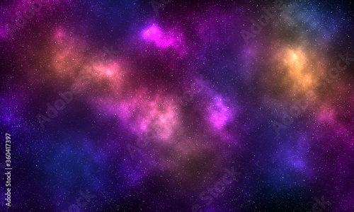 Fototapeta Naklejka Na Ścianę i Meble -  Galaxie - Hintergrund