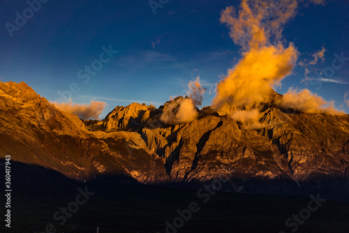 Jade Dragon Snow Mountain area Yulong Xueshan Lijiang Yunnan China 