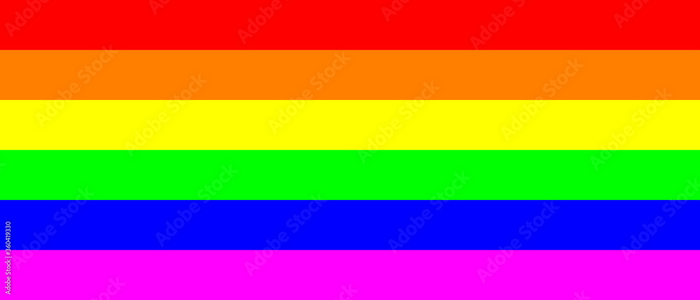 LGBT flag with six colors LGBT flag with six colors