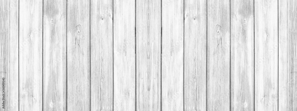 Fototapeta premium old white gray grey painted rustic bright light wooden texture - wood background banner panorama shabby