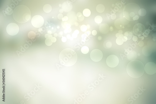 Abstract delicate gradient green light and yellow pastel spring or summer bokeh background. Beautiful texture.