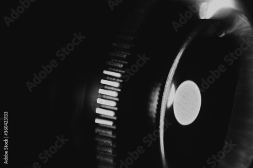Lens of camera photo