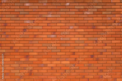 red brick wall background.Red brick wall.