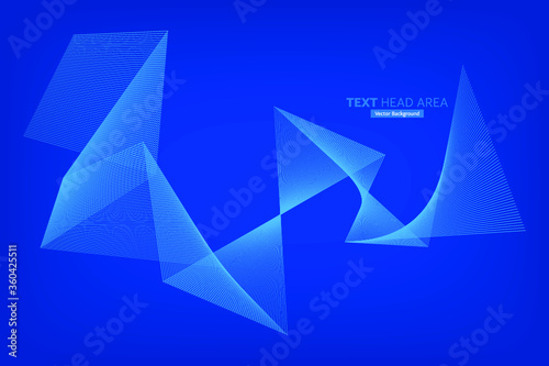 Abstract Modern Line, Text Head Area 