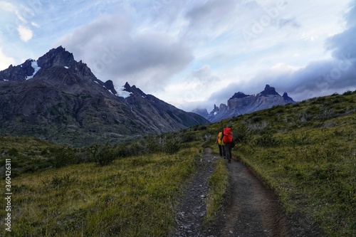 The stunning hiking trail O circuit in Torres del Paine, Chile © Sharon