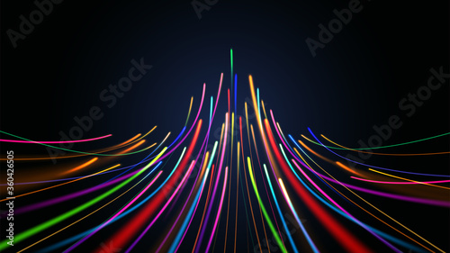 Data connection speed line abstract technology background photo