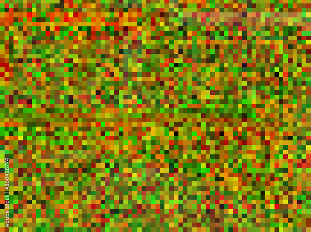 Fototapeta premium abstract brown green orange and yellow random noise background