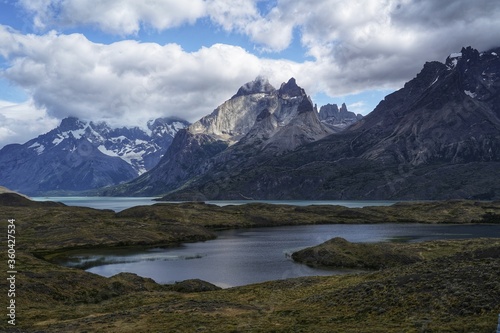 Majestic granite peaks in Torres del Paine  Chile