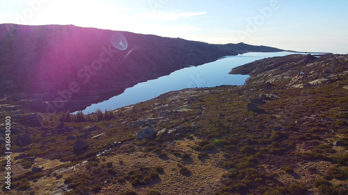 The water in the Marques da Silva water in Serra Da Estrela Natural Park Portugal Europe