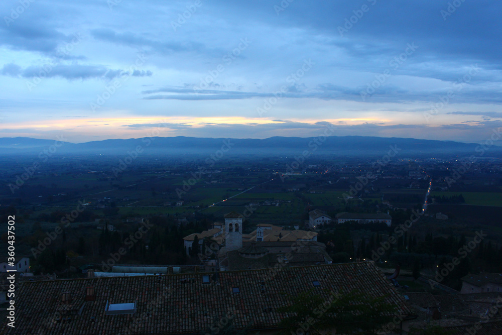 Fototapeta premium Landscape of Assisi