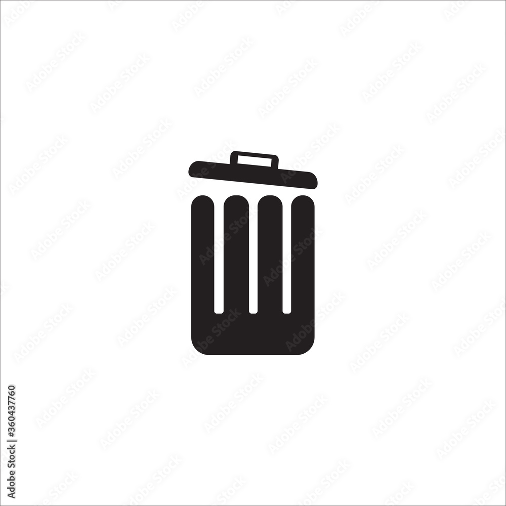 Trash can icon vector Trash can icon vector